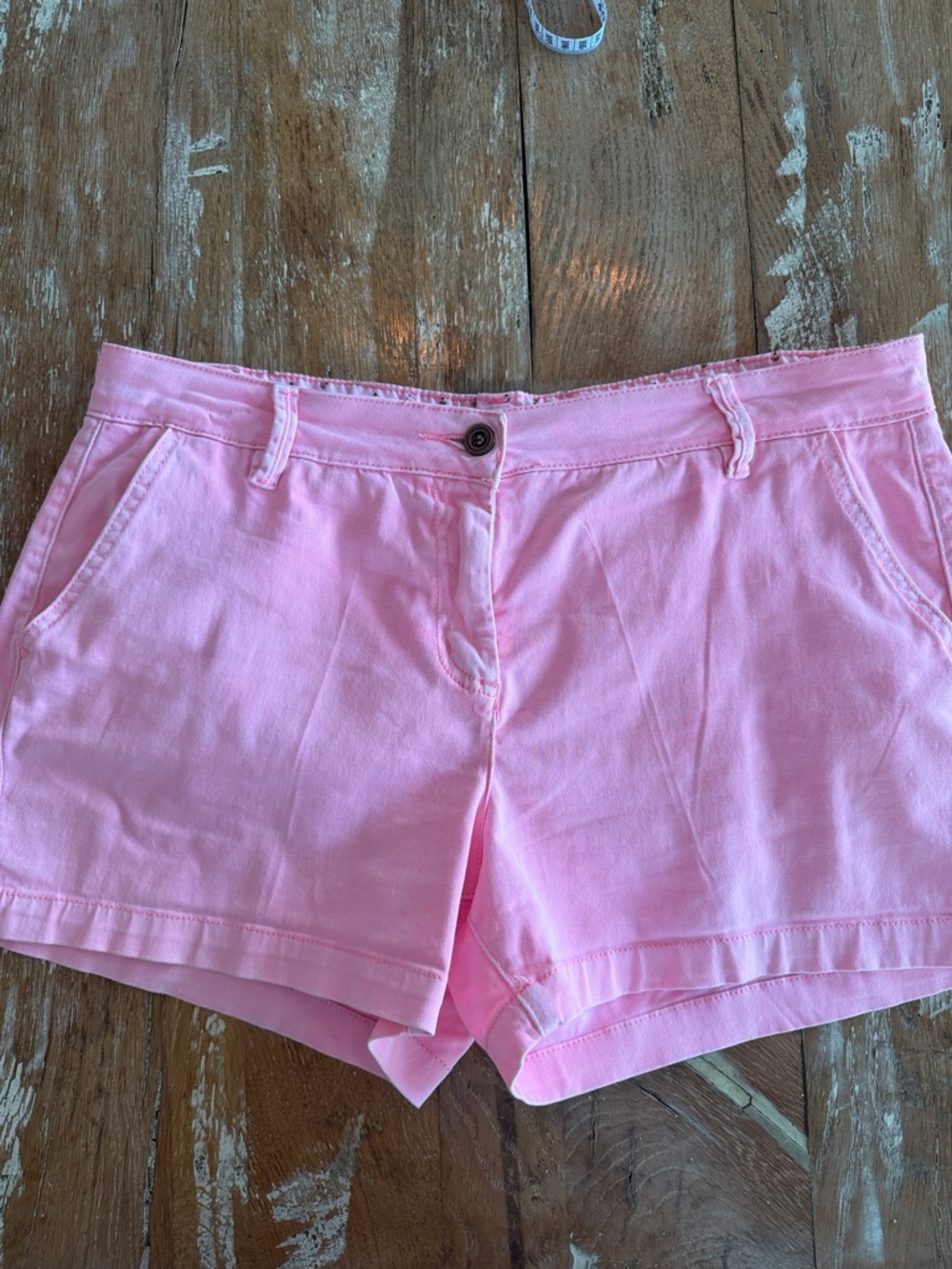 Women's Pink Cotton Bermuda Shorts